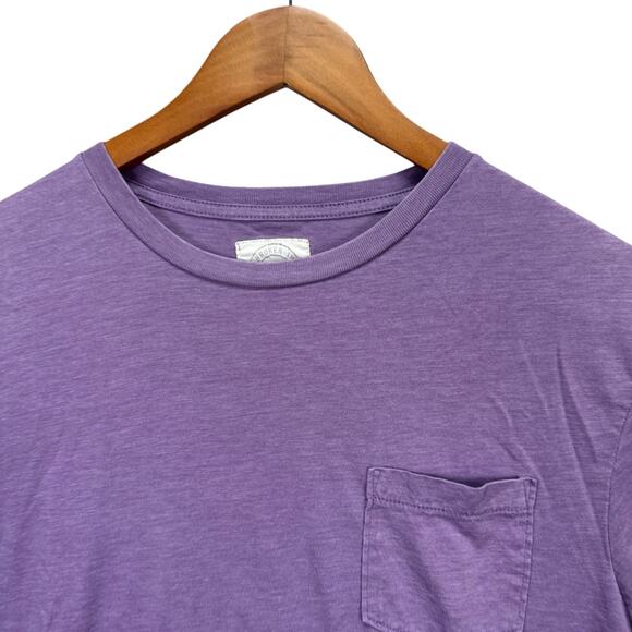 J Crew Light Purple Washed Broken In Pocket T-Shirt Men's sz M - Picture 3 of 4